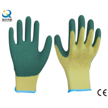 Guantes de trabajo con revestimiento de palma de algodón Shell Latex de 10g